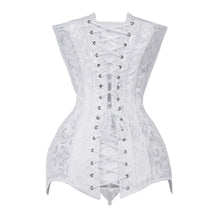 Load image into Gallery viewer, White Bridal Corselet Long Torso Waist Training Corset Lingrie Bones Overbust Hourglass Body Shaper Corset Size XS-6XL 942#
