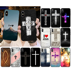 BIBLE JESUS CHRIST CHRISTIAN CROSS  PHONE CASE FOR IPHONE 13 PRO MAX 12MINI 12 11 PROMAX XS MAX XR SE2 8 7 PLUS X