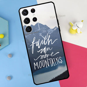 BIBLE VERSE QUOTES PHONE CASE FOR SAMSUNG GALAXY S21 S22 ULTRA S20 FE S9 S10 NOTE 10 PLUS NOTE 20 ULTRA COVER
