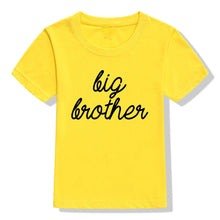 Load image into Gallery viewer, BIG BROTHER LETTERS PRINT KIDS T SHIRT BOYS SHIRT CASUAL CHILDREN TODDLER CLOTHES FUNNY TOP TEES CHILD ANOUNCEMENT TEE DROP SHIP
