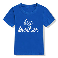 Load image into Gallery viewer, BIG BROTHER LETTERS PRINT KIDS T SHIRT BOYS SHIRT CASUAL CHILDREN TODDLER CLOTHES FUNNY TOP TEES CHILD ANOUNCEMENT TEE DROP SHIP
