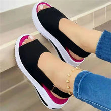 Load image into Gallery viewer, WOMEN CASUAL SANDALS SUMMER SHOES HEMP FLATS PLATFORM LADIES BOWKNOT BUCKLE STRAP FASHION WOMAN NEW PEEP TOE FEMALE

